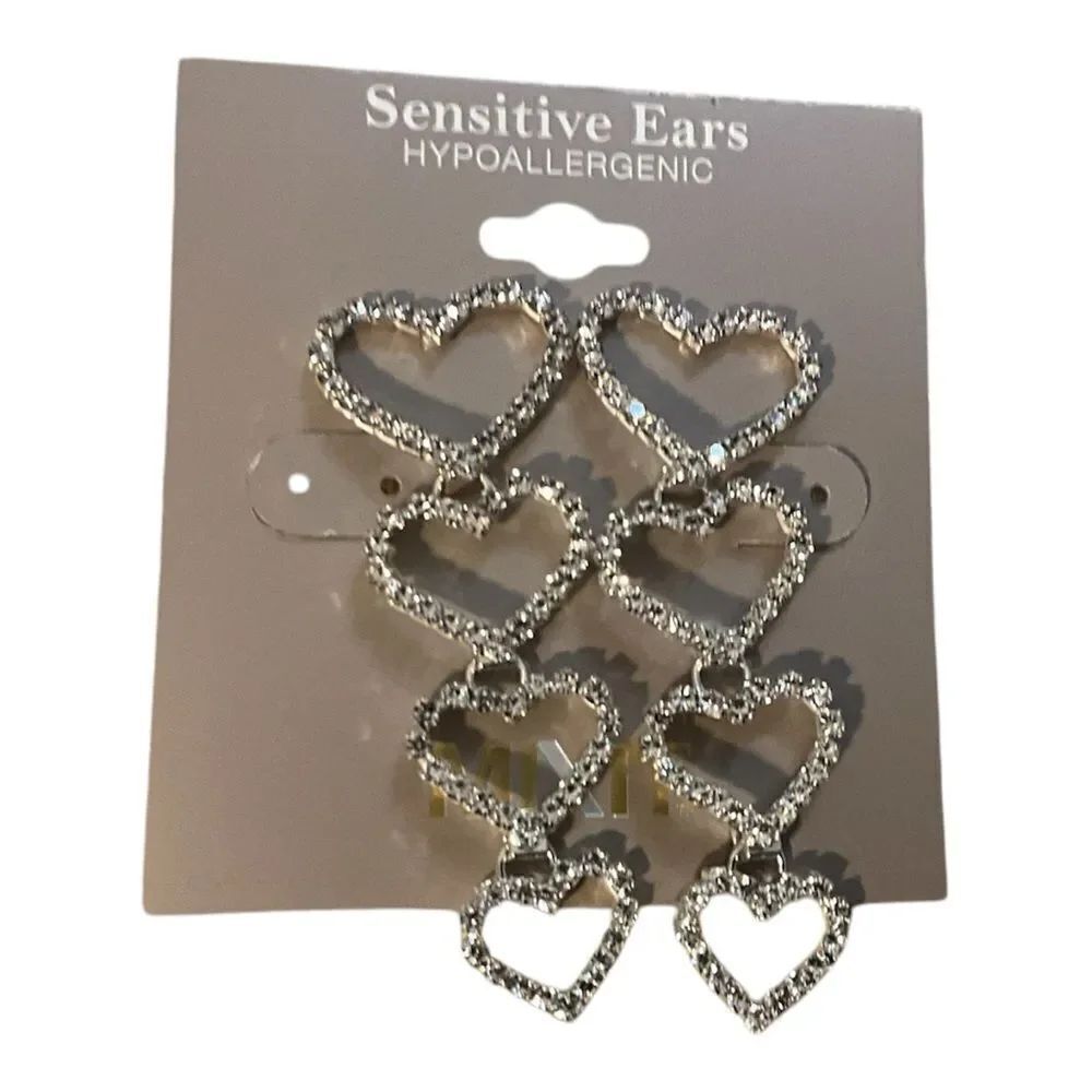 Mixit heart dangle earrings NWT - Picture 1 of 1